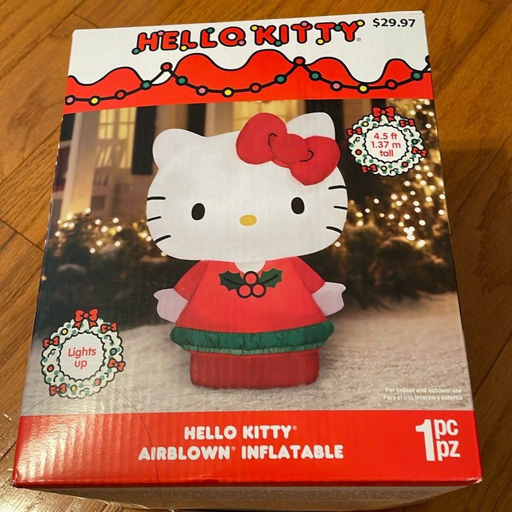Hello Kitty Christmas Inflatable
